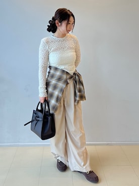 Mila Owenさん(レディース・155cm)の夏コーディネート