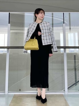 Mila Owenさん（レディース・161cm）の冬コーディネート