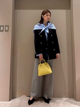 Mila Owenさん(レディース・169cm)の冬コーディネート