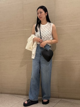 Mila Owenさん(レディース・160cm)の夏コーディネート