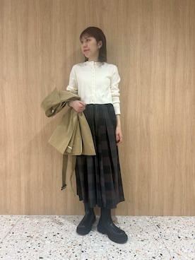 Mila Owenさん(レディース・161cm)の冬コーディネート