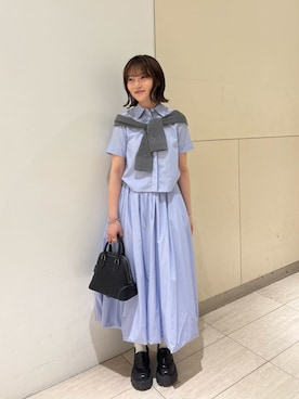 Mila Owenさん（レディース・163cm）の春コーディネート