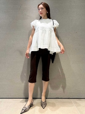 Mila Owenさん（レディース・159cm）の春コーディネート