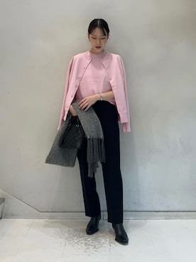 Mila Owenさん(レディース・158cm)の冬コーディネート