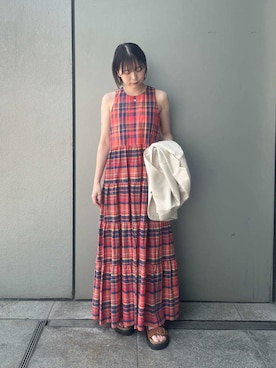 Mila Owenさん（レディース・153cm）の夏コーディネート