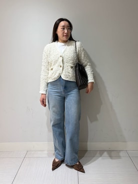 Mila Owenさん(レディース・155cm)の冬コーディネート