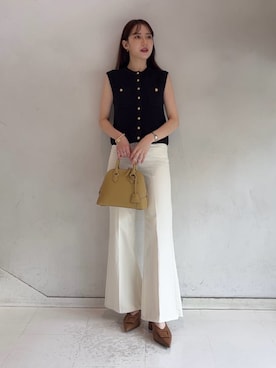 Mila Owenさん（レディース・158cm）の春コーディネート