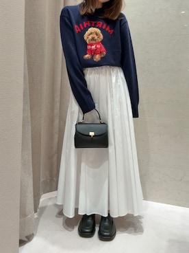 Mila Owenさん（レディース・155cm）の冬コーディネート