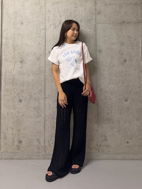 Mila Owenさん（レディース・152cm）の夏コーディネート