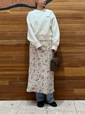Mila Owenさん(レディース・158cm)の冬コーディネート