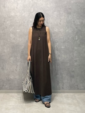 Mila Owenさん(レディース・158cm)の夏コーディネート