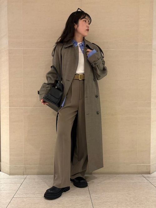 オーバーサイズトレンチコート（トレンチコート）｜Mila Owen