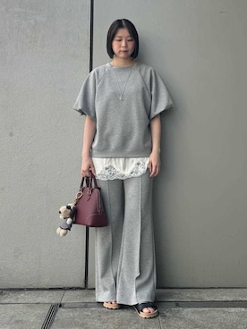 Mila Owenさん(レディース・153cm)の夏コーディネート