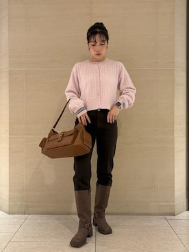 Mila Owenさん（レディース・155cm）の秋コーディネート