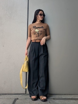 Mila Owenさん（レディース・156cm）の春コーディネート
