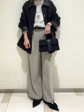 Mila Owenさん(レディース・158cm)の春コーディネート