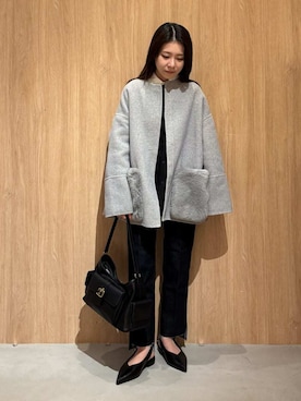 Mila Owenさん(レディース・154cm)の秋コーディネート