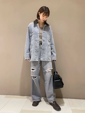 「サステナブル」｜Mila Owenさん（レディース・167cm）の秋コーディネート