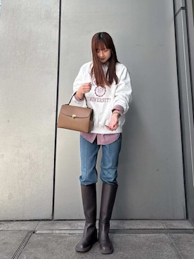 Mila Owenさん(レディース・162cm)の冬コーディネート