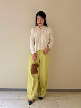 Mila Owenさん（レディース・155cm）の冬コーディネート