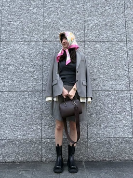 Mila Owenさん（レディース・162cm）の春コーディネート