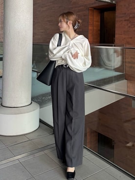 Mila Owenさん(レディース・156cm)の春コーディネート