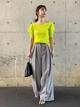 Mila Owenさん（レディース・158cm）の夏コーディネート