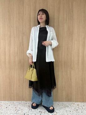 Mila Owenさん(レディース・161cm)の春コーディネート