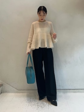 「女子会」｜Mila Owenさん（レディース・158cm）の秋コーディネート