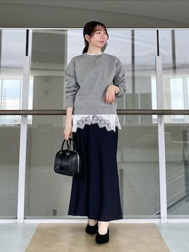 Mila Owenさん(レディース・161cm)の冬コーディネート