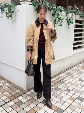 Mila Owenさん(レディース・158cm)の秋コーディネート