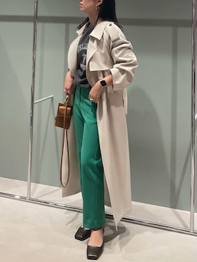 Mila Owenさん(レディース・158cm)の春コーディネート