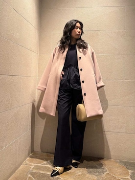 Mila Owenさん(レディース・155cm)の冬コーディネート