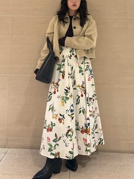 Mila Owenさん（レディース・155cm）の冬コーディネート