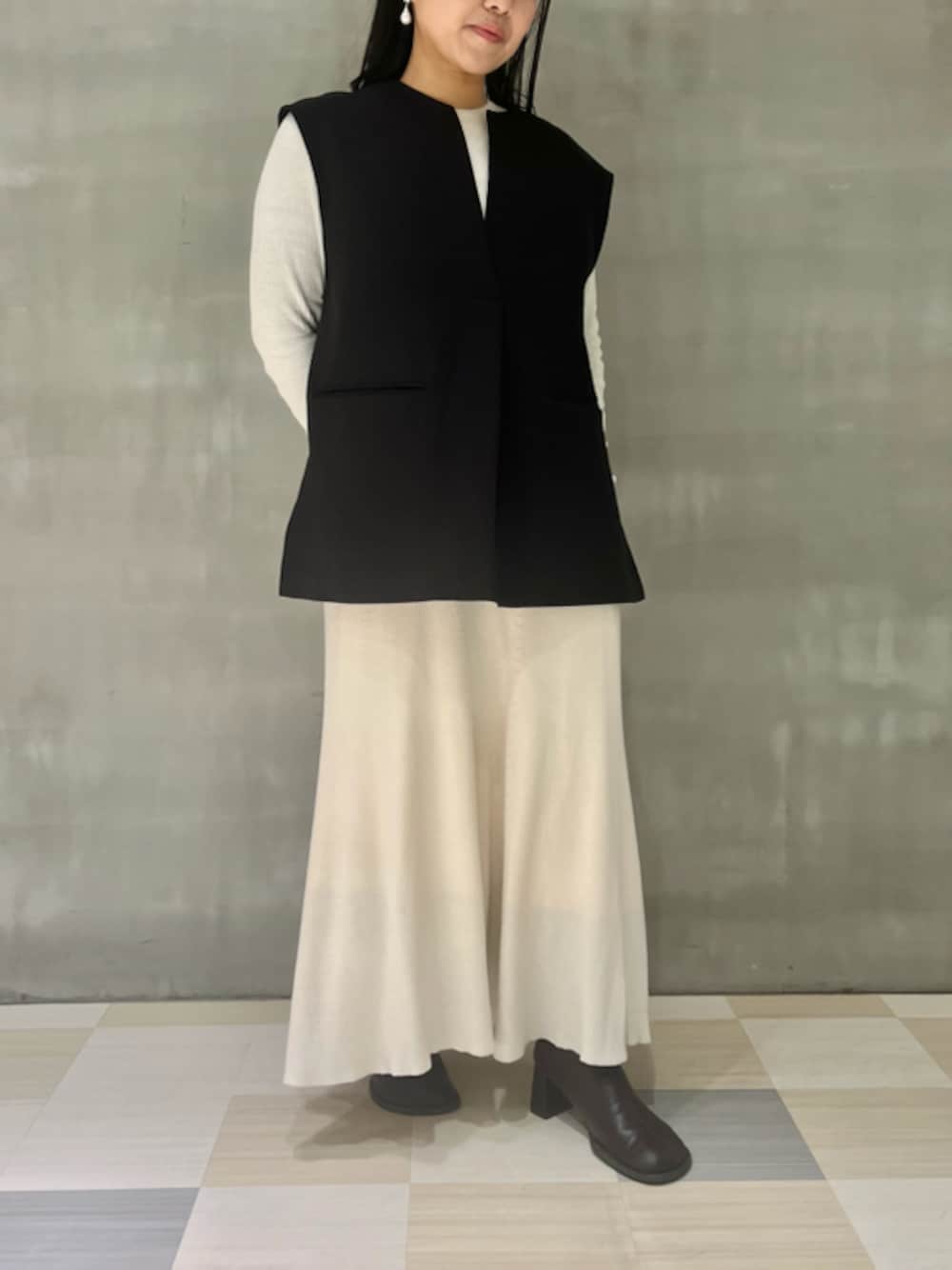 New Year Special Item】ベストコーディネートニットスカートSET UPを  