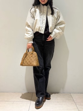 「Mila Owen（ミラオーウェン）のアイテム」を使った、Mila Owenさん（レディース・161cm）の秋コーディネート