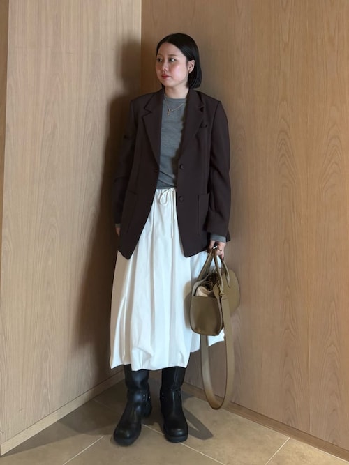 未使用品 ミラオーウェン バイカーミドルブーツ バイカーミドルブーツ（ブーツ）｜Mila Owen（ミラオーウェン