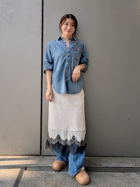 Mila Owenさん(レディース・156cm)の夏コーディネート