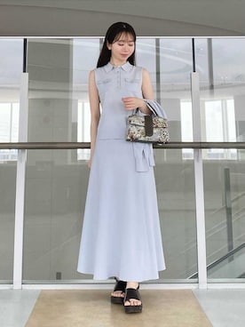 Mila Owenさん(レディース・161cm)の春コーディネート