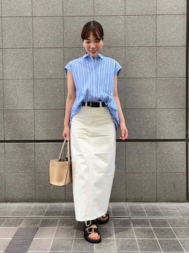 Mila Owenさん(レディース・159cm)の夏コーディネート