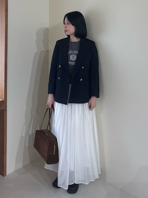 金釦ダブルブレストブレザー（テーラードジャケット）｜Mila Owen