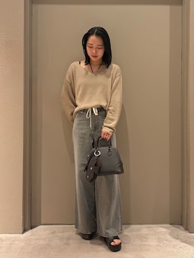 Mila Owenさん(レディース・151cm)の春コーディネート