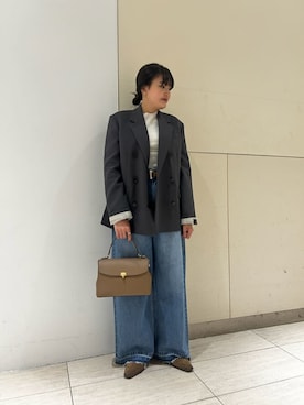 Mila Owenさん(レディース・158cm)の冬コーディネート