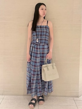 Mila Owenさん(レディース・160cm)の夏コーディネート