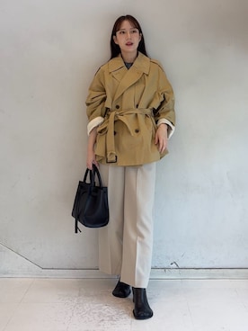 Mila Owenさん(レディース・158cm)の秋コーディネート