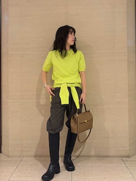 Mila Owenさん(レディース・155cm)の冬コーディネート