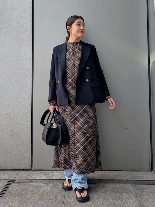 金釦ダブルブレストブレザー（テーラードジャケット）｜Mila Owen