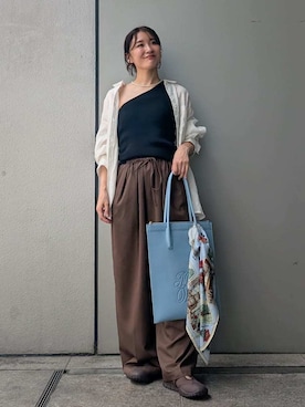Mila Owenさん(レディース・156cm)の夏コーディネート