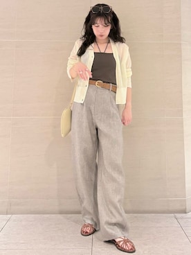 Mila Owenさん（レディース・155cm）の夏コーディネート
