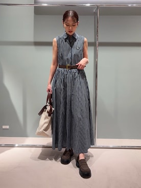 Mila Owenさん（レディース・158cm）の春コーディネート